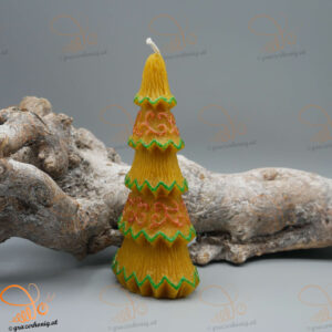 Bienenwachs-Kerze „Ornamentbaum“ KEZ-10063