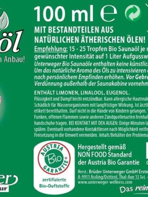 BIO Saunaöl PFLAUME 100 ML