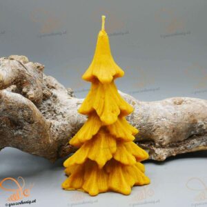 Bienenwachs-Kerze „Zapfenbaum“ Weihnachtsbaum