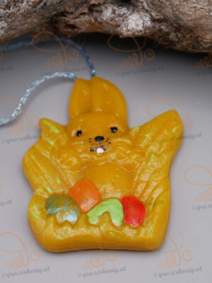Osteranhänger "Hase mit Eier"