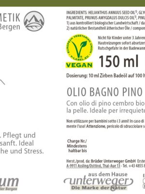 Etikett 150 ml Zirben Badeöl.JPG