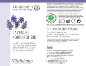 Lavendel Körperöl | 150 ml Naturkosmetik Lavendel Körperöl.PNG