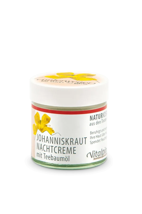 Johanniskraut - Teebaumöl Nachtcreme 50 ml Naturkosmetik