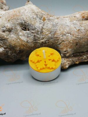 Teelicht mit Weihnachtsmotiv