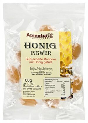 Honig Ingwer Bonbon 100g