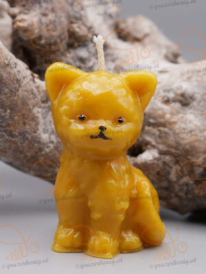 Bienenwachs-Kerze „Katze Bella“ Katze Bella