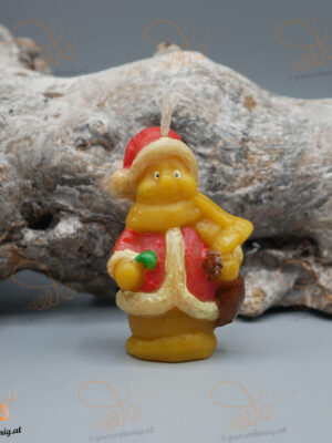 Bienenwachs-Kerze „Schneefratz“ KEZ-10066a