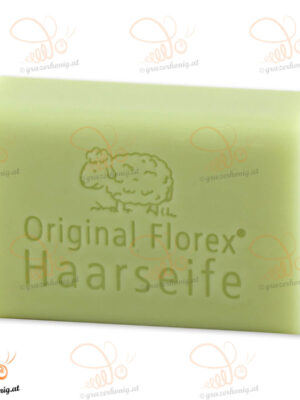 Haarseife mit Schafmilch eckig Melisse