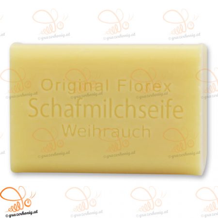 Schafmilchseife eckig Weihrauch