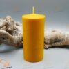 Schlichte Stumpenkerze aus Bienenwachs XXL Stumpenkerze XXL