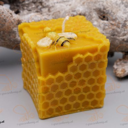 Bienenwachs-Kerze „Igelglück“