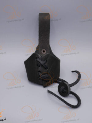 Leder Gürtelhalter für Trinkhorn 10-90 ml