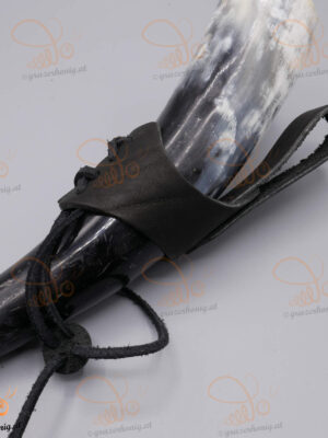 Leder Gürtelhalter für Trinkhorn 10-90 ml