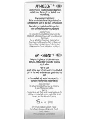 API-REGENT rückseite