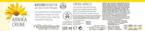 Arnika Creme | 100 ml Etikett 100 ml Arnika Creme.JPG