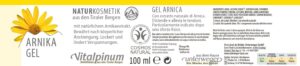 Arnika Gel | 100 ml Etikett 100 ml Arnika Gel.JPG