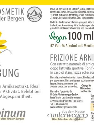 Arnika Einreibung mit Sprühknopf 