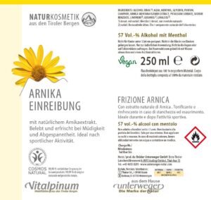 Arnika Einreibung 250 m