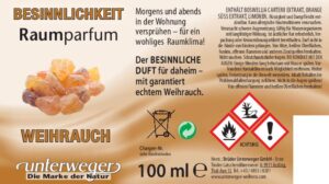Raumparfum WEIHRAUCH 100 ML