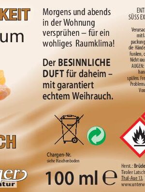 Raumparfum WEIHRAUCH 100 ML