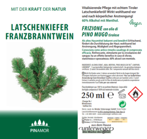 Latschenkiefer Franzbranntwein | 500 ml Latschenkiefer Franzbranntwein