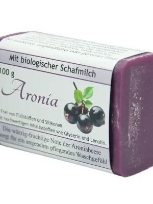 Schafmilchseife eckig Aronia