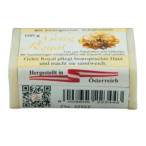 Schafmilchseife Gelee Royale | 100 g Schafmilchseife eckig Gelee Royale