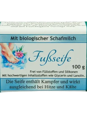 Schafmilchseife eckig Fußseife 