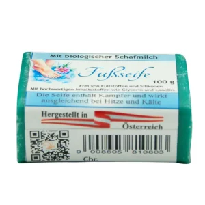 Schafmilchseife Fußseife | 100 g Schafmilchseife eckig Fußseife