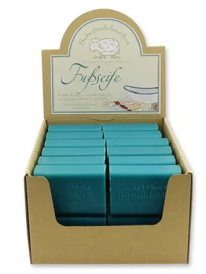 Schafmilchseife eckig Fußseife 