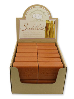 Schafmilchseife eckig Sandelhol