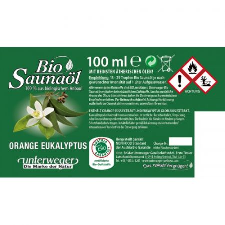 Orange-Eukalyptus BIO Saunaöl 100ml