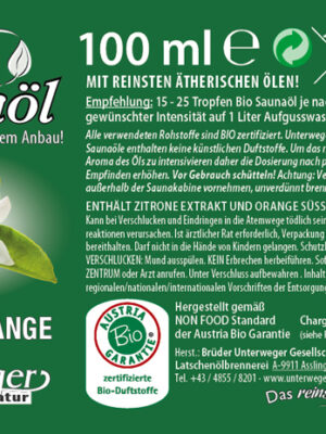 Zitrone-Orange BIO Saunaöl 100ml