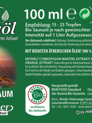 BIO SAUNAÖL SOMMERTRAUM 100 ML