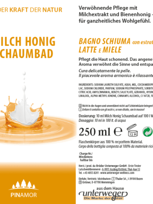 Milch Honig Schaumbad 250 ml