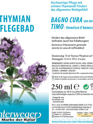 Thymian Pflegebad 250 ml Vegan