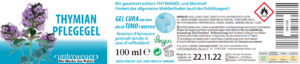 Thymian Pflegegel 100 ml Vegan