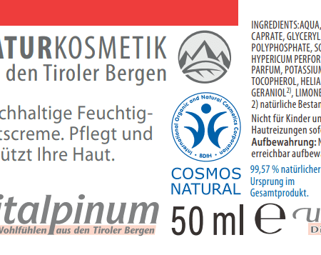 Johanniskraut - Teebaumöl Tagescreme 50 ml Naturkosmetik