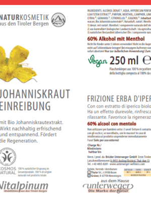 Johanniskraut Gesichtswasser 100 ml Naturkosmetik