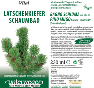 Latschenkiefer Schaumbad 250 ml Vegan Naturkosmetik