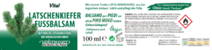 Latschenkiefer Fussbalsam 100 ml Bio Vegan Naturkosmetik