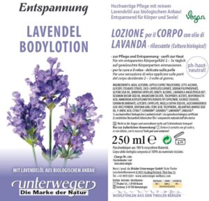 Lavendel Bodylotion 250 ml