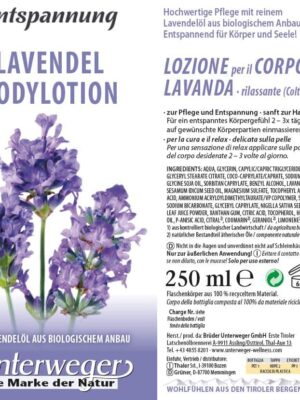 Lavendel Bodylotion 250 ml