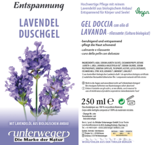 Lavendel Duschgel 250 ml