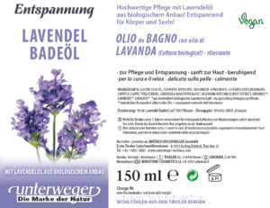 Lavendel Badeöl 150 ml