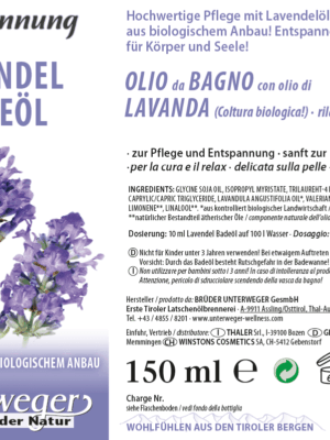 Lavendel Badeöl 150 ml