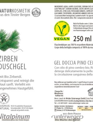 Zirben Duschgel NK 250 ml