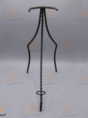 Schmiedeeiserner Trinkhorn-Ständer für 400–600 ml