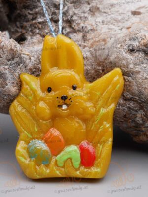 Osteranhänger "Hase mit Eier"