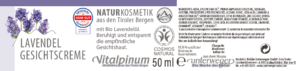 Lavendel Gesichtscrem